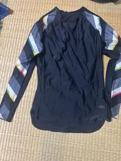 Alé 長袖シャツ 黒/マルチカラー