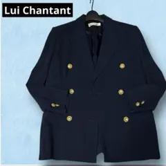 ルイシャンタン☆紺ブレ 金釦 ダブルブレスト テーラードジャケット