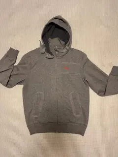 Puma グレー フルジップ パーカー　メンズ　冬用