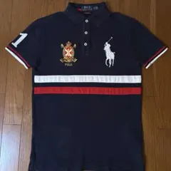 Ralph Lauren ビッグポニー ピチT ポロシャツ ネイビー XS