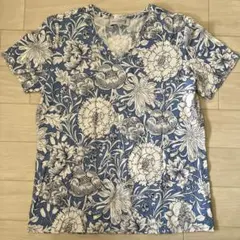 MACKINTOSH マッキントッシュ　花柄 Vネック Tシャツ Mサイズのサムネイル