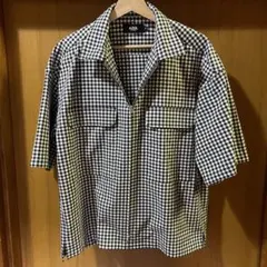 AZUL BY MOUSSY ジップシャツ ギンガムチェック Mのサムネイル