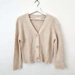 grove★グローブ　リブニットカーディガン
