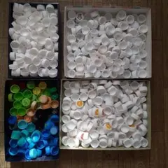 ペットボトルキャップ多色セット　約640個