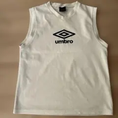 160 umbro ノースリーブシャツ ホワイト アンダー　白のサムネイル