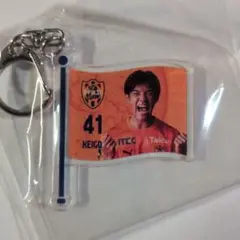 清水エスパルス フラッグ風アクリルキーホルダー 鈴木