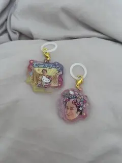 マツケンサンバ×ハローキティ　ふらっとめじるしアクセサリー2 2点セット