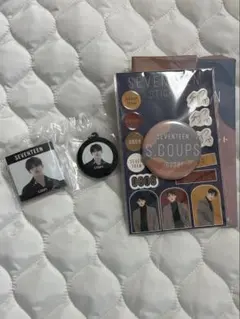 SEVENTEEN エスクプス　缶バッジ　キーホルダー