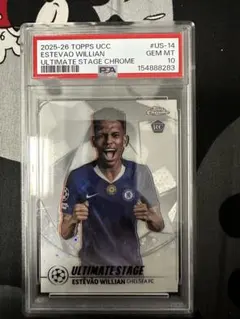 2025-26 Topps UCC Estevao Willian PSA10