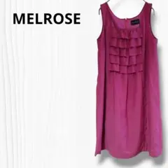 MELROSE メルローズ サイズ2 トップス ワンピース ノースリーブ ミニ丈のサムネイル