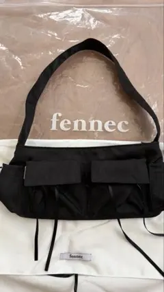 fennec新品 フェネック　リボンポケットバッグ　ブラック