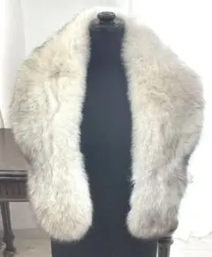 美品　サガミンク　ストール　マフラー　リアルファー　フォックスファー