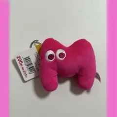 DAISO マスコットキーホルダー アルファベット M ピンク