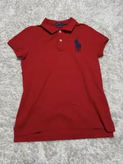 Polo by Ralph Lauren ポロシャツ レッド Mサイズ 古着