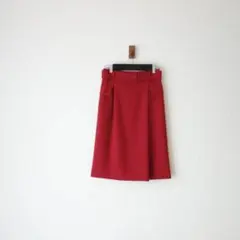 23区/ベルト付きラップ風スカート