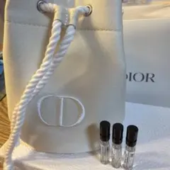 Dior 香水サンプル3本付きポーチ【本日限定タイムセール】