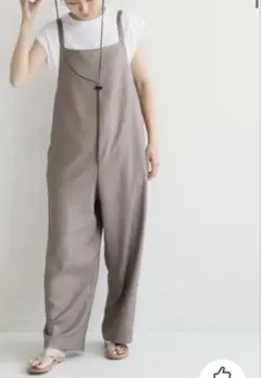 【美品】FRAMeWORK☆ビンテージツイルサロペット ブラウン 日本製