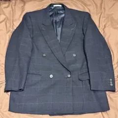 【Aquascutum】カシミヤ ダブルブレスト テーラードジャケットのサムネイル