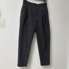 GLOBAL WORK グレー チェック柄 パンツ