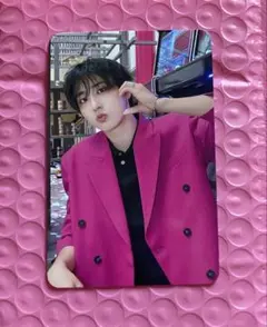 韓国　stray kids　ポップアップ　リアルタッチ　QR　ハン　トレカ