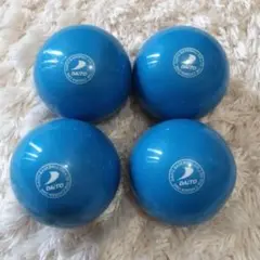 未使用品　野球サンドボール　ブルー4個セット　500g