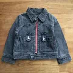 COMME CA ISM グレー デニムジャケット 90cm