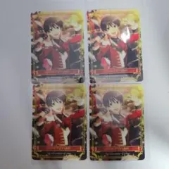 アイドルマスター　チーズソフトクッキー　B　冬美旬　クリアカード 4枚セット