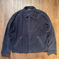 Ralph Lauren 80s〜90s スウィングトップ　茄子紺　コーデュロイ