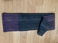 浴衣用帯 パープル イエロー 2本セット