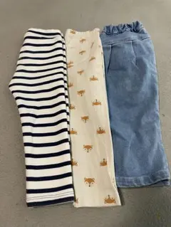 パンツ90センチ　長ズボン　3つ　ユニクロ