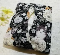 ハンドメイド　ポケットティッシュケース　猫シリーズ