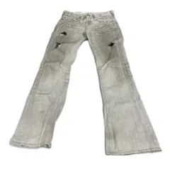 Vanquish Damage Flare Denim Pants 3060