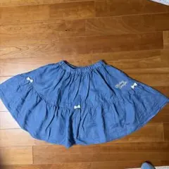 美品‼︎Shirley Temple‼︎ティアードスカート140水色