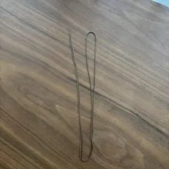 ブラウン金属製シンプルチョーカー