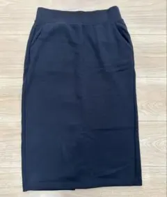 UNIQLO ネイビー スカート 裏起毛