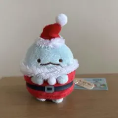 すみっコぐらし　2017 クリスマス　てのりぬいぐるみ とかげ　サンタ