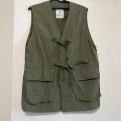 niko and... C-1風ストリングベスト カーキ　ミリタリーベスト