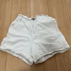GU ホワイト ハーフパンツ 130サイズ