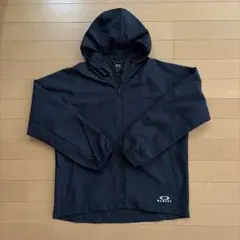 OAKLEY フルジップ フーディー ブラック M(150)のサムネイル