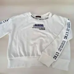 LOVETOXIC ホワイト トレーナー Ｓsize