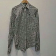 ​【美品】ラルフローレンスポーツ ギンガムチェックシャツ ポニー刺繍 黒 XSのサムネイル
