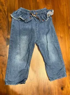 子供服　futafuta さくらんぼ刺繍付きデニム　100㎝のサムネイル