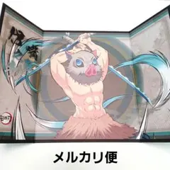 【未使用】鬼滅の刃 ミニ屏風コレクション 嘴平伊之助 推し活 インテリア