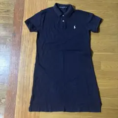 ラルフローレン ワンピース 鹿の子 ネイビー M RALPH LAUREN - メルカリ