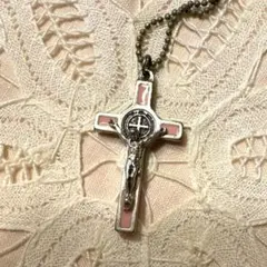 ピンク✴︎クロス✴︎十字架✴︎ネックレス