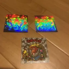 ビックリマンシール　聖梵インダスト　聖梵インカ　怪奇インカ　怪奇ミロク