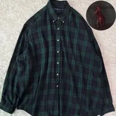 ✨希少/極美品/XXL✨ラルフローレン ボタンダウンシャツ ブラックウォッチ