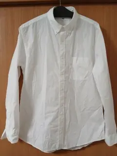 美品 UNIQLO エクストラファインコットンブロードシャツ Lサイズ