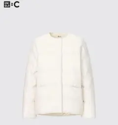 白ダウン ダウンジャケット