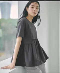 OPAQUE.CLIP ペプラムドッキングカットソーのサムネイル